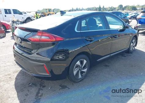 2017 Hyundai Ioniq Hybrid Sel из США, поврежденный, VIN KMHC75LC5HU021860